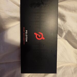 Peloton Black Heart Rate Monitor with Red Logo
